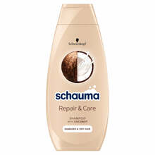 Šampoon kuivadele ja kahjustatud juustele Schwarzkopf Schauma Repair & Care, 400 ml