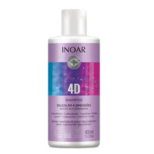 4 dimensiooni šampoon Inoar 4D Shampoo, 400 ml