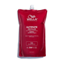 Taastav šampoon kahjustatud juustele Wella Professionals Ultimate Repair, täitepakend, 1000 ml