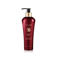 Šampoon naistele luksusliku juuste pehmuse ja loomuliku ilu jaoks T-LAB Professional Aura Oil DUO, 300 ml