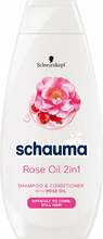 Šampoon ja palsam 2in1 Schwarzkopf Schauma Rose Oil, 400 ml