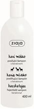 Taastav šampoon kuivadele ja tuhmidele juustele Ziaja Goat’s Milk keratiiniga, 400 ml