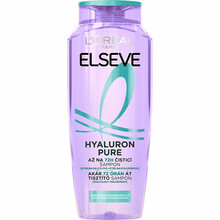 Niisutav šampoon rasusele peanahale ja kuivadele juukseotstele L’Oreal Paris Elseve Hyaluron Pure, 250 ml