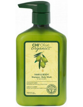 Juuste ja keha šampoon CHI Olive Organics Hair & Body, 340 ml