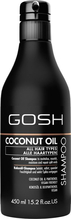 Õrnalt puhastav šampoon kookosõliga Gosh Coconut Oil, 450 ml