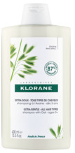 Õrn šampoon kaerapiimaga Klorane, 400 ml