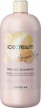 Vananemisvastane šampoon nõrgenenud juustele Inebrya Ice Cream Argan Age Pro-Age, 1000 ml