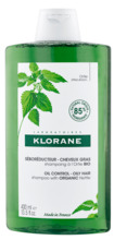 Puhastav šampoon rasustele juustele Klorane Nettle, 400 ml