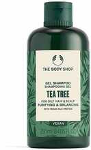 Geelšampoon rasustele juustele The Body Shop Tea Tree, 250 ml