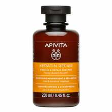 Taastav šampoon keratiiniga Apivita Keratin Repair Nourish, 250 ml