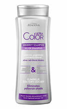Šampoon heledatele ja hallidele juustele Joanna Ultra Color Silver, 400 ml