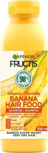 Toitev šampoon kuivadele juustele Garnier Fructis Banana Hair Food, 350 ml