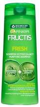 Puhastav šampoon rasusele peanahale ja juustele Garnier Fructis Fresh, 400 ml