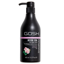 Taastav šampoon roosiõliga Gosh Rose Oil, 450 ml