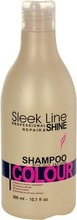 Niisutav ja sära andev šampoon värvitud juustele Stapiz Sleek Line Colour, 300 ml