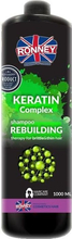 Taastav šampoon kuivadele ja kahjustatud juustele Ronney Keratin Complex, 1000 ml
