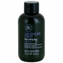 Niisutav ja rahustav šampoon kuivadele juustele Paul Mitchell Tea Tree Lavender Mint, 75 ml