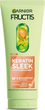 Šampoon juuste läike ja pehmuse jaoks Garnier Fructis Keratin Sleek, 200 ml