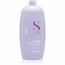 Silendav šampoon ohjeldamatutele juustele Alfaparf Milano Semi di Lino Smooth, 1000 ml