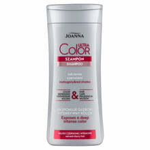 Šampoon värvitud juustele Joanna Ultra Color System punastele ja kastanpruunidele, 200 ml