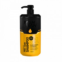 Juuksešampoon Nishman Pro-Hair Shampoo keratiiniga, parabeeni- ja soolavaba, 1250 ml