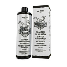 Tooniv šampoon hallidele juustele meestele Venita Men Anti-Grey, 200 ml
