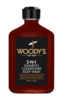 Šampoon, palsam, kehapesu Woody's 3-n-1, 355 ml