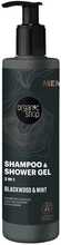 Šampoon ja dušigeel meestele Organic Shop Men Blackwood & Mint 2 in 1, 280 ml