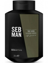 Juukseid tihendav šampoon meestele Sebastian Professional SEB MAN The Boss Thickening Shampoo, 250 ml