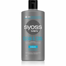 Šampoon meestele Syoss Men Clean & Cool, 440 ml