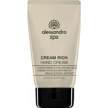 Kätekreem Alessandro Cream Rich, 75 ml