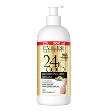 Taastav kätekreem-seerum Eveline 24K Gold, 300 ml