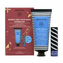 Komplekt Apivita Hypericum: kätekreem 50 ml + huulepalsam 4,4 g