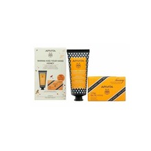 Kätekreem Apivita Honey, 50 g + looduslik tahke seep 125 g