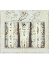 Kehahoolduskomplekt Vivian Gray Velvet Romance, 2 x 250 ml dušigeel + 250 ml kehakreem + 75 ml kätekreem
