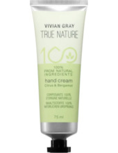 Niisutav kätekreem Vivian Gray True Nature Citrus & Bergamot, 75 ml