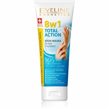 Käte- ja küüntekreem Eveline Cosmetics Total Action 8in1, 75 ml
