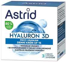 Päevakreem Astrid Hyaluron 3D, SPF 15, 50 ml