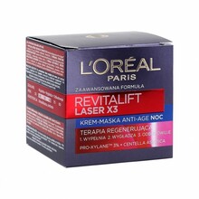 Öökreem-mask L'Oreal Paris Revitalift Laser X3, 50 ml
