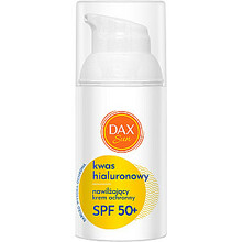 Niisutav kaitsekreem Dax Sun hüaluroonhappega SPF50+, 30 ml