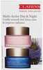 Näonahahoolduskomplekt Clarins Multi-Active (päevakreem 50 ml + öökreem 50 ml) naistele