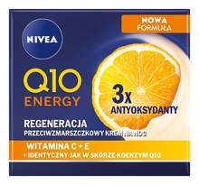 Öökreem kortsude vastu Nivea Q10 Energy, 50 ml