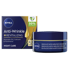 Öökreem naistele Nivea Anti Wrinkle Revitalizing, 50 ml, 50+