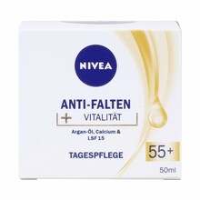 Päevakreem küpsele nahale Nivea Anti-Wrinkle + Revitalising 55+, 50 ml