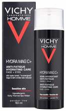 Niisutav näo- ja silmaümbruskreem meestele Vichy Homme Hydra Mag C+, 50 ml