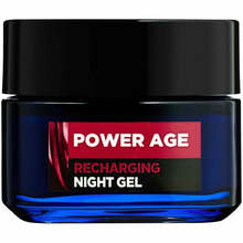Öine näogeel meestele L'Oreal Men Expert Power Age Recharging Night Gel, 50 ml