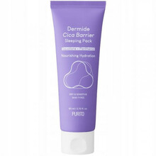 Öine näomask Purito Dermide Cica Barrier Sleeping Pack, 80 ml