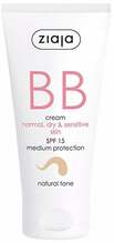 BB kreem Ziaja normaalne, kuiv ja tundlik nahk, Natural SPF15, 50 ml