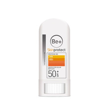 Kaitsekreem pulgana tundlikele keha- ja näopiirkondadele Be+ Skinprotect Stick Scars Sensitive Areas SPF 50+, 8 ml