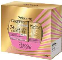 Kreemide komplekt naistele Dax Perfecta 24K Gold & Rose Oil, 65 ml, 70+, 2 tk